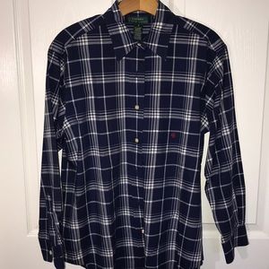 Women’s Ralph Lauren plaid shirt